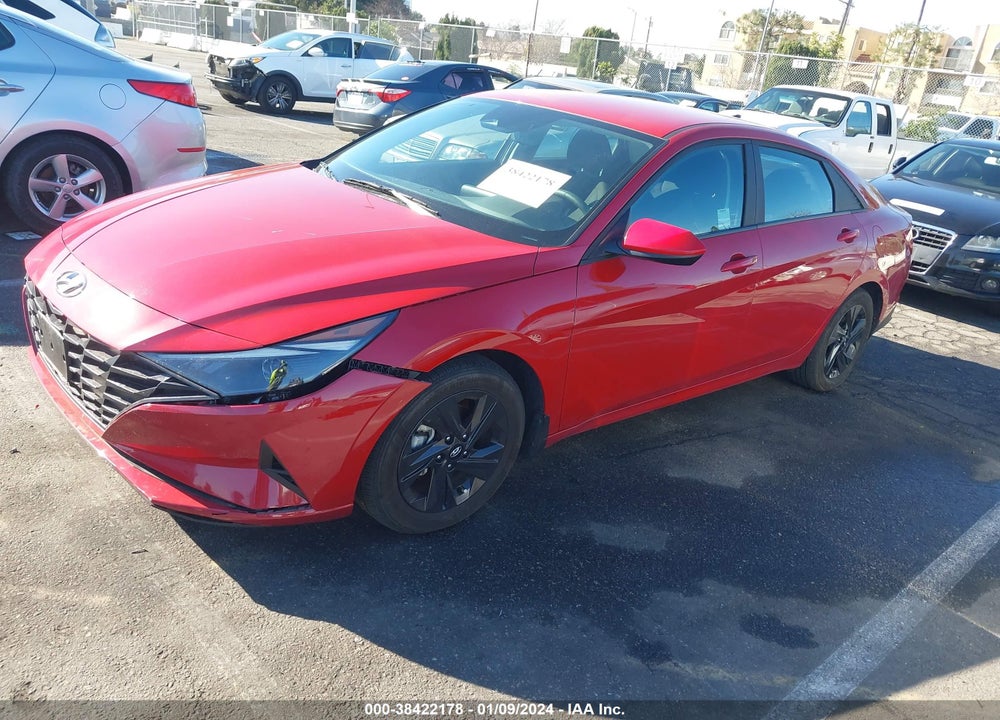 2023 HYUNDAI ELANTRA HYBRID BLUE VIN: KMHLM4AJ6PU043322