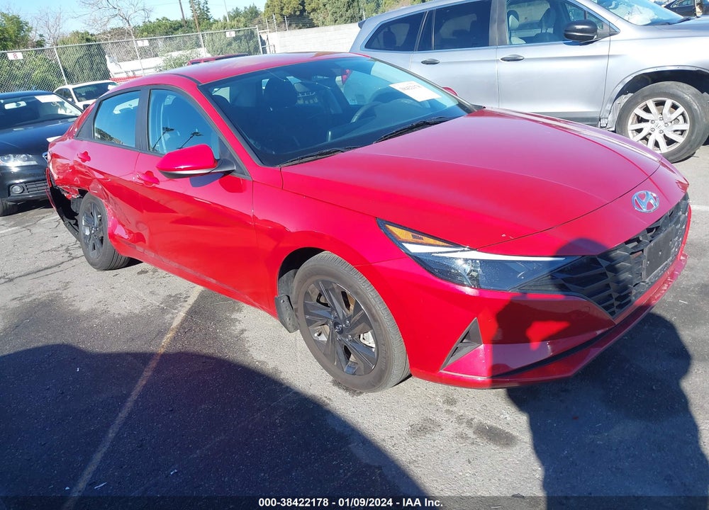 2023 HYUNDAI ELANTRA HYBRID BLUE VIN: KMHLM4AJ6PU043322