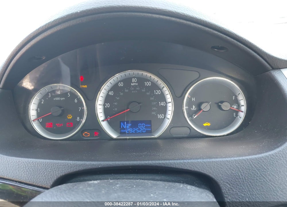2009 HYUNDAI SONATA GLS VIN: 5NPET46C99H518503