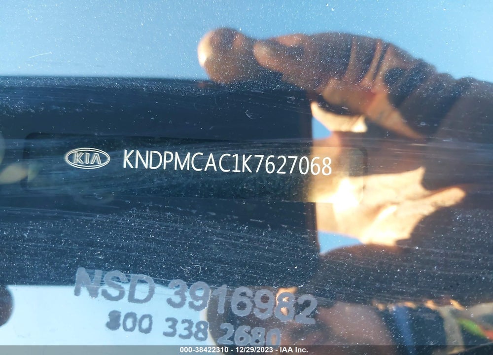 2019 KIA SPORTAGE LX VIN: KNDPMCAC1K7627068