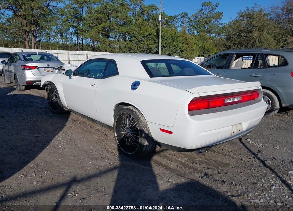 2013 DODGE CHALLENGER SXT VIN: 2C3CDYAG2DH693851