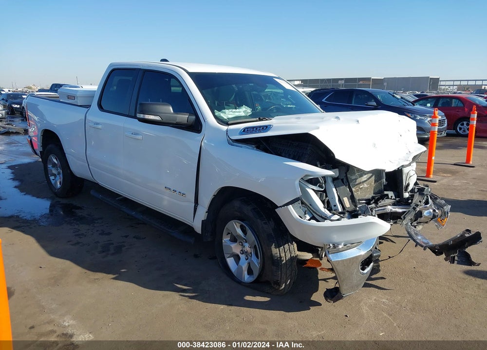2022 RAM 1500 BIG HORN QUAD CAB 4X2 6'4 BOX VIN: 1C6RREBT5NN358729