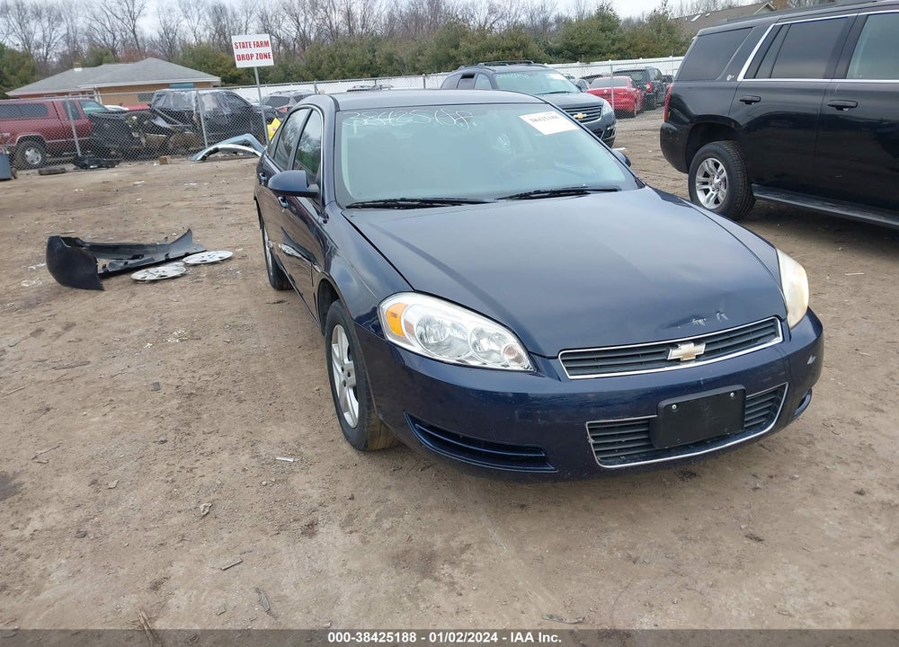 2008 CHEVROLET IMPALA LS VIN: 2G1WB58K189256472