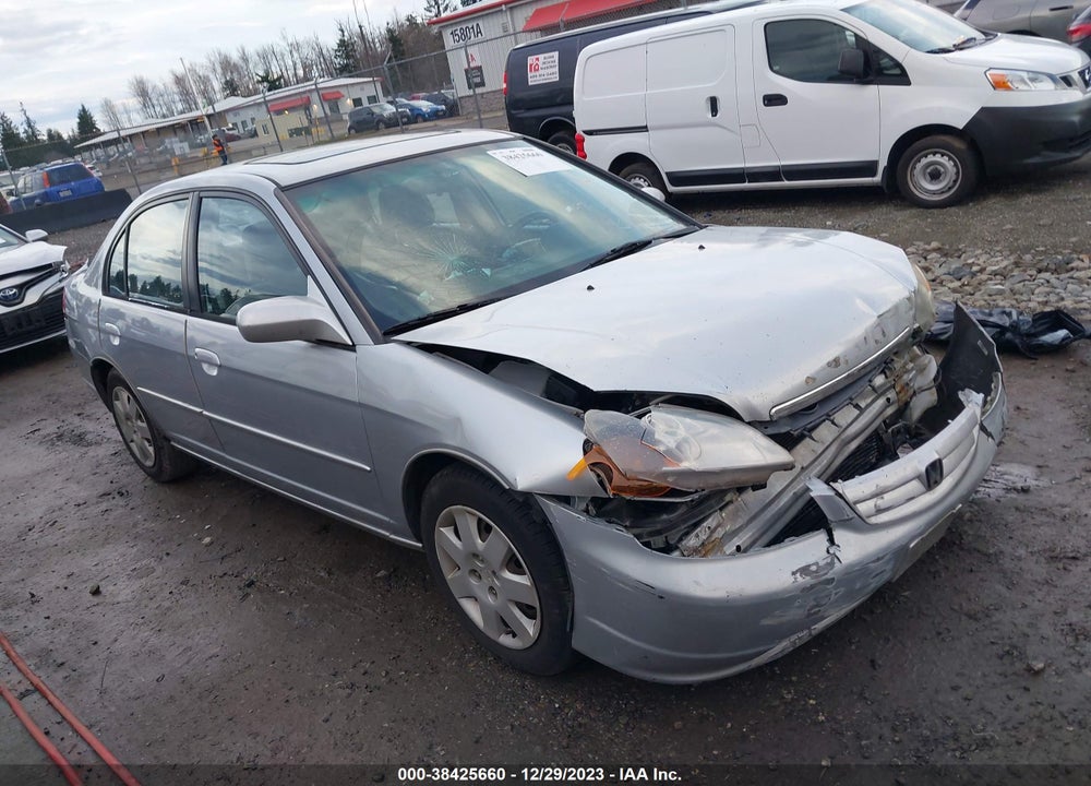 2001 HONDA CIVIC EX VIN: 2HGES26781H520493