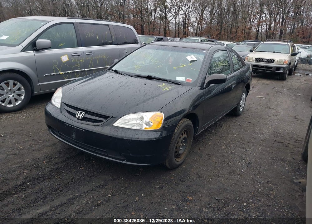2001 HONDA CIVIC DX VIN: 1HGEM22231L095210