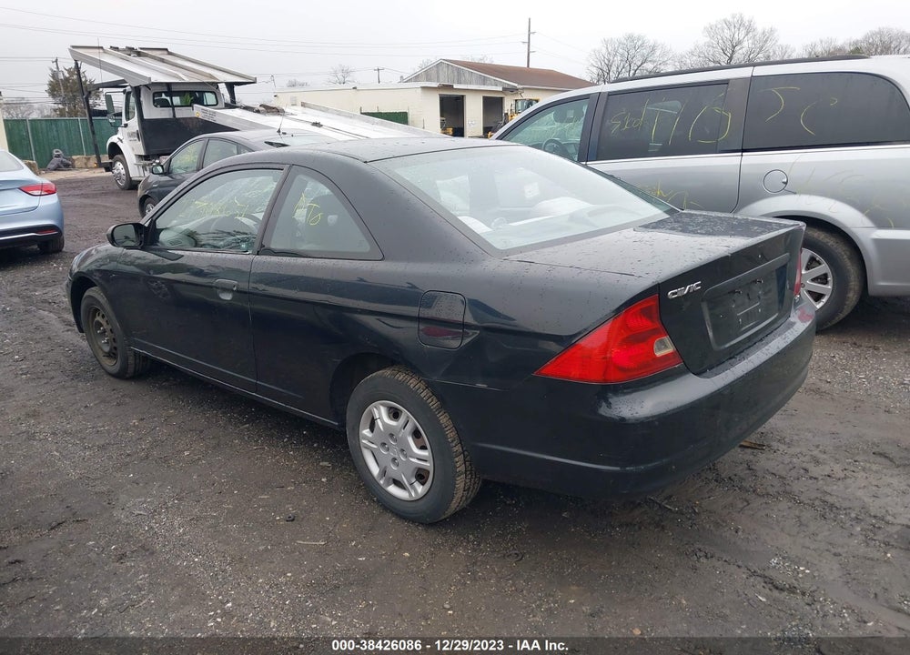 2001 HONDA CIVIC DX VIN: 1HGEM22231L095210