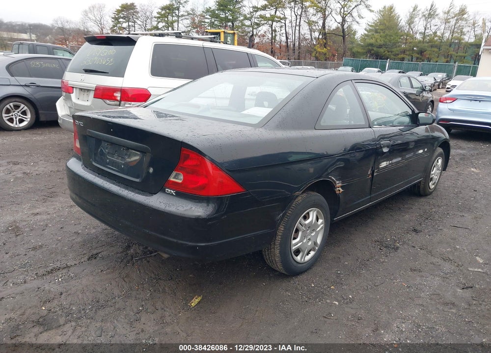2001 HONDA CIVIC DX VIN: 1HGEM22231L095210
