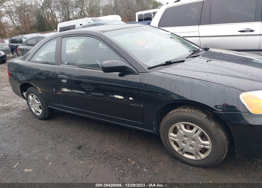 2001 HONDA CIVIC DX VIN: 1HGEM22231L095210