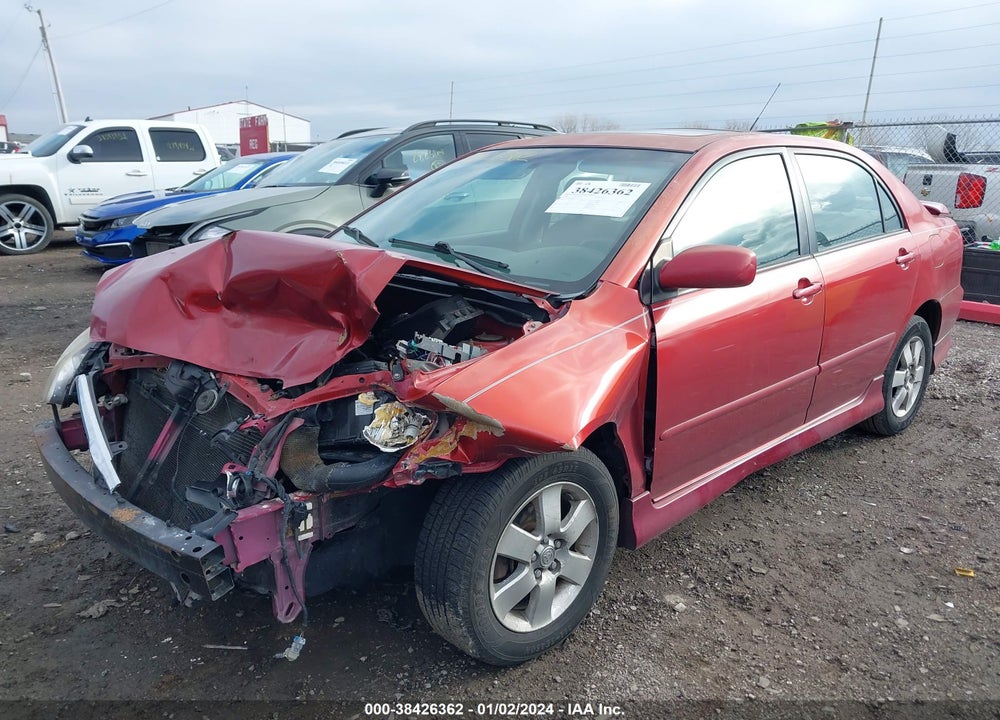 2006 TOYOTA COROLLA S VIN: 2T1BR32E86C625124