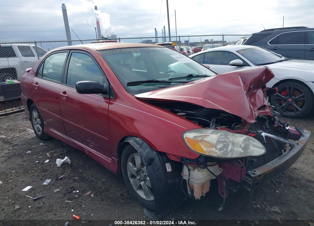2006 TOYOTA COROLLA S VIN: 2T1BR32E86C625124