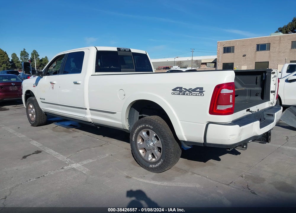 2019 RAM 2500 LIMITED  4X4 8' BOX VIN: 3C6UR5RL0KG527575