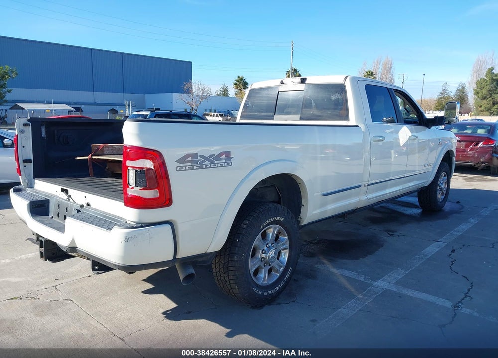 2019 RAM 2500 LIMITED  4X4 8' BOX VIN: 3C6UR5RL0KG527575