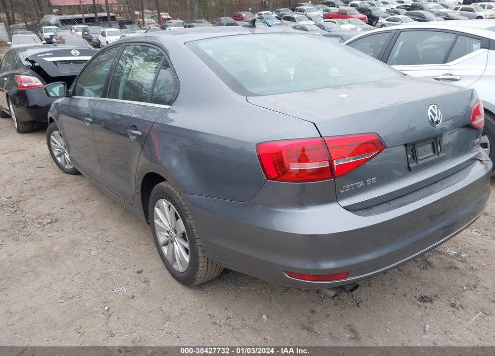 2015 VOLKSWAGEN JETTA 1.8T SE VIN: 3VWD17AJ7FM259912
