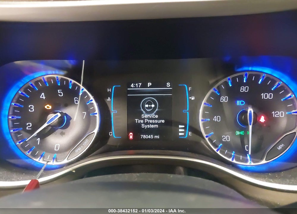 2017 CHRYSLER PACIFICA TOURING L VIN: 2C4RC1BG4HR576254