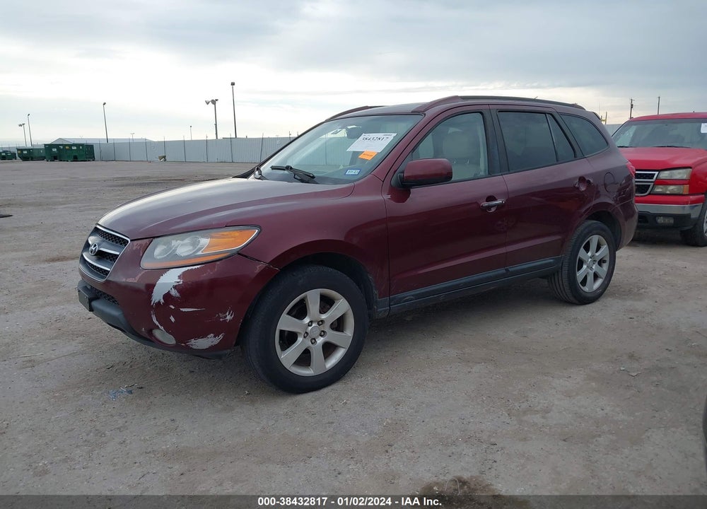 2008 HYUNDAI SANTA FE LIMITED/SE VIN: 5NMSH13E08H183779
