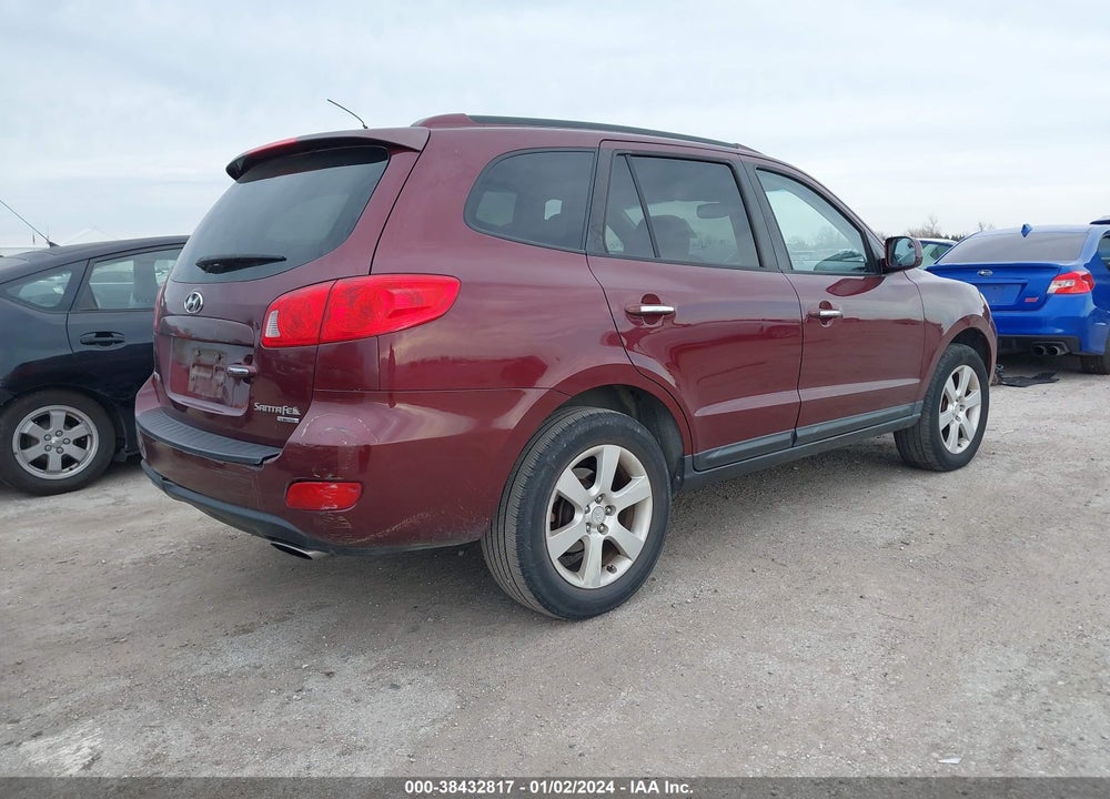2008 HYUNDAI SANTA FE LIMITED/SE VIN: 5NMSH13E08H183779