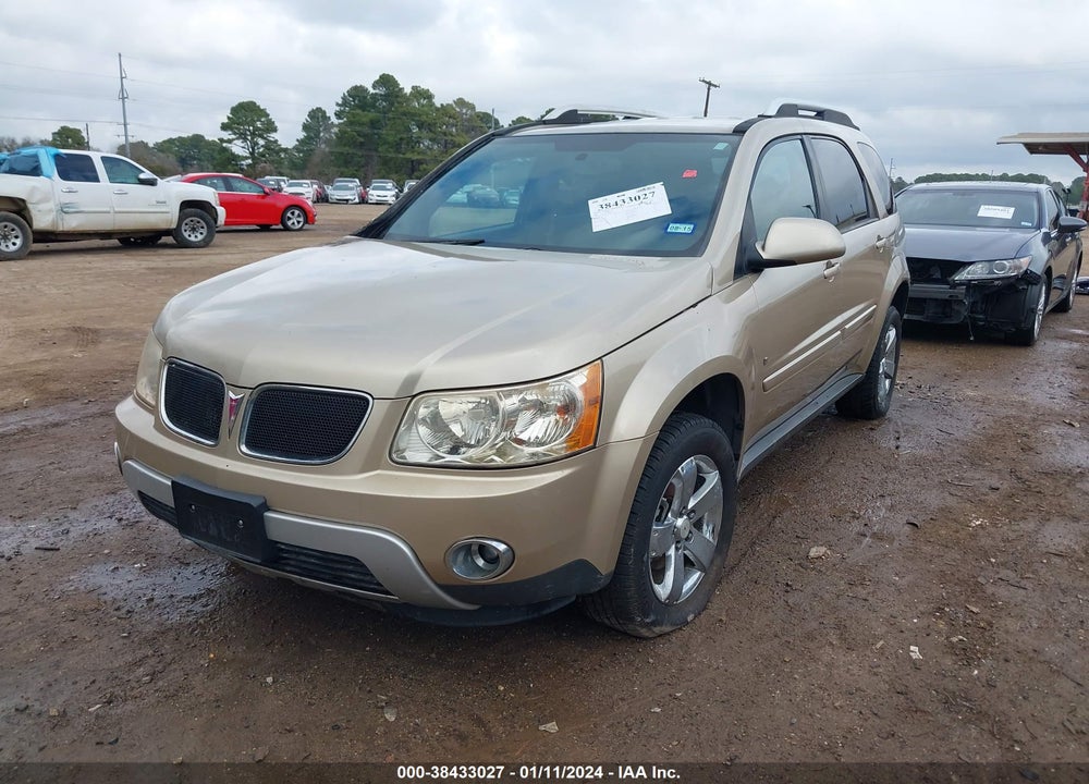2007 PONTIAC TORRENT VIN: 2CKDL63F376003318