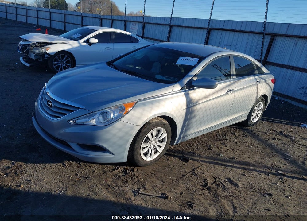 2013 HYUNDAI SONATA GLS VIN: 5NPEB4AC6DH551655
