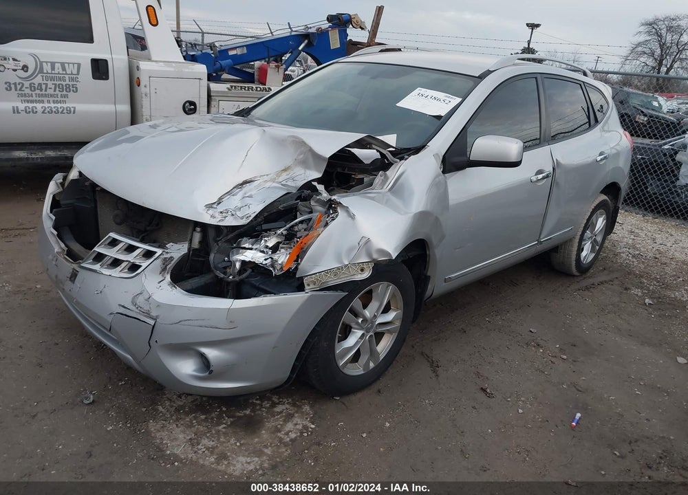 2012 NISSAN ROGUE SV VIN: JN8AS5MT4CW259547
