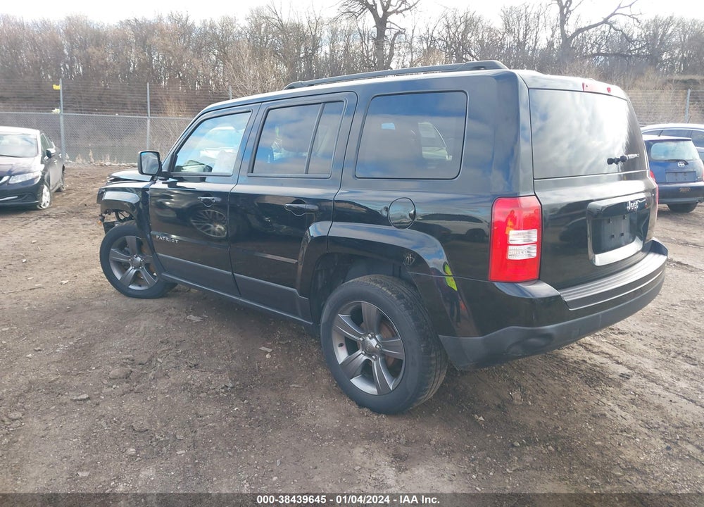 2014 JEEP PATRIOT LATITUDE VIN: 1C4NJPFA9ED812876