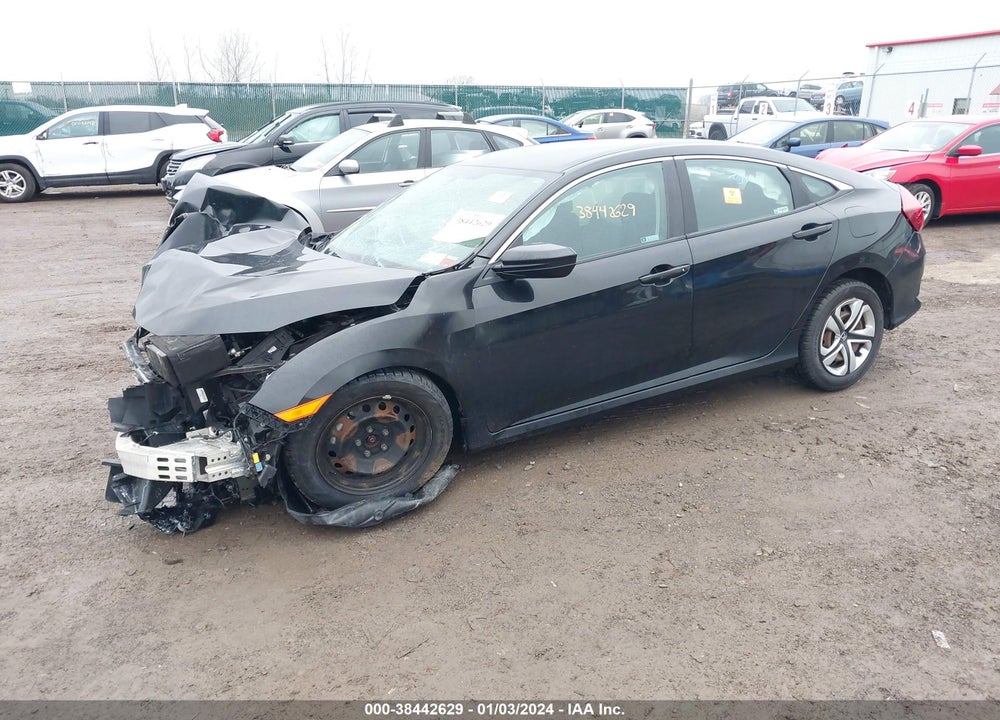 2018 HONDA CIVIC LX VIN: 19XFC2F50JE201602
