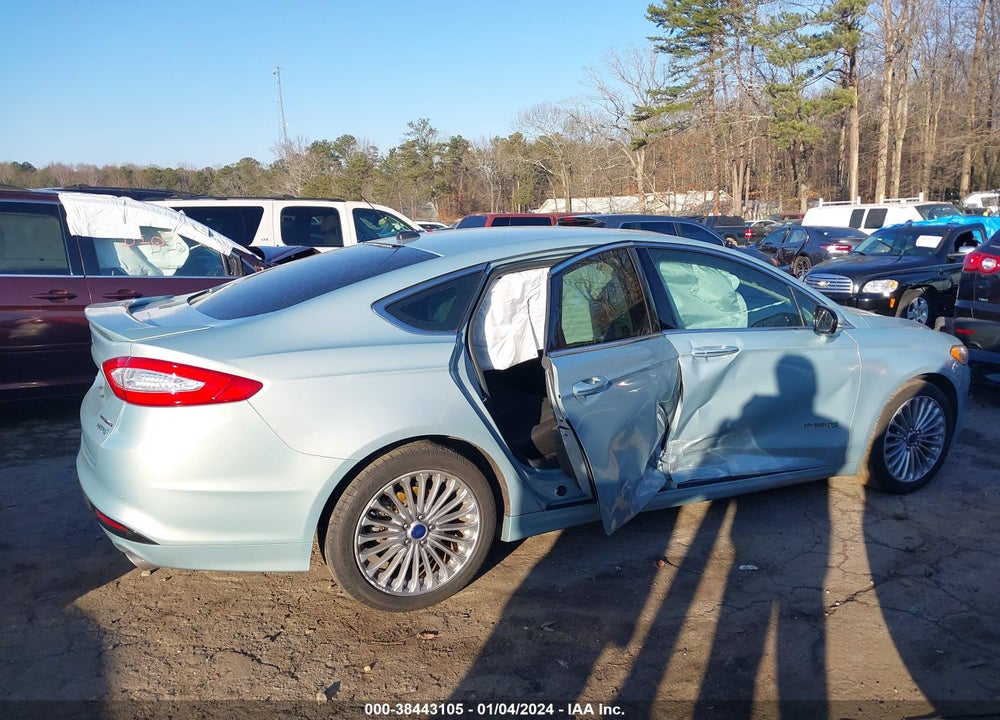 2014 FORD FUSION HYBRID TITANIUM VIN: 3FA6P0RU3ER375048
