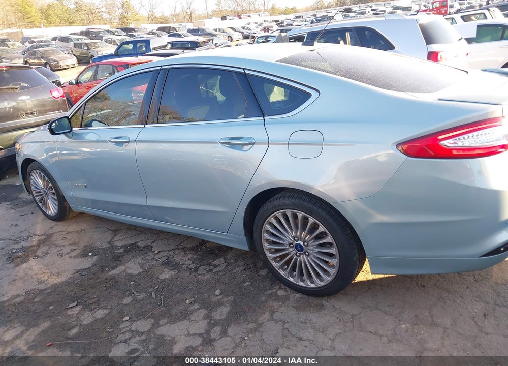 2014 FORD FUSION HYBRID TITANIUM VIN: 3FA6P0RU3ER375048