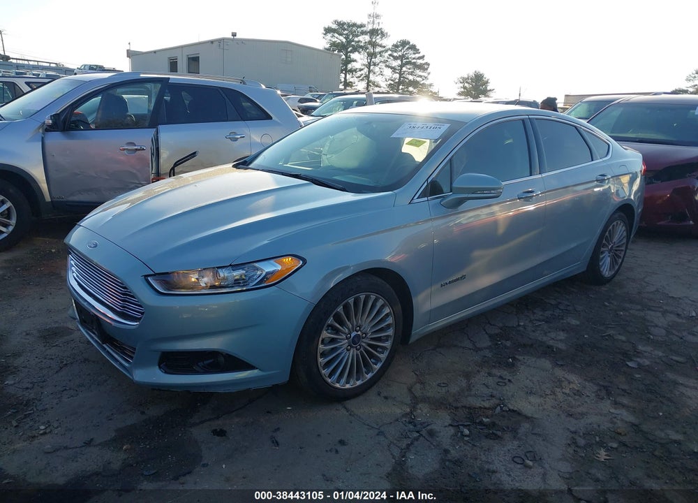 2014 FORD FUSION HYBRID TITANIUM VIN: 3FA6P0RU3ER375048