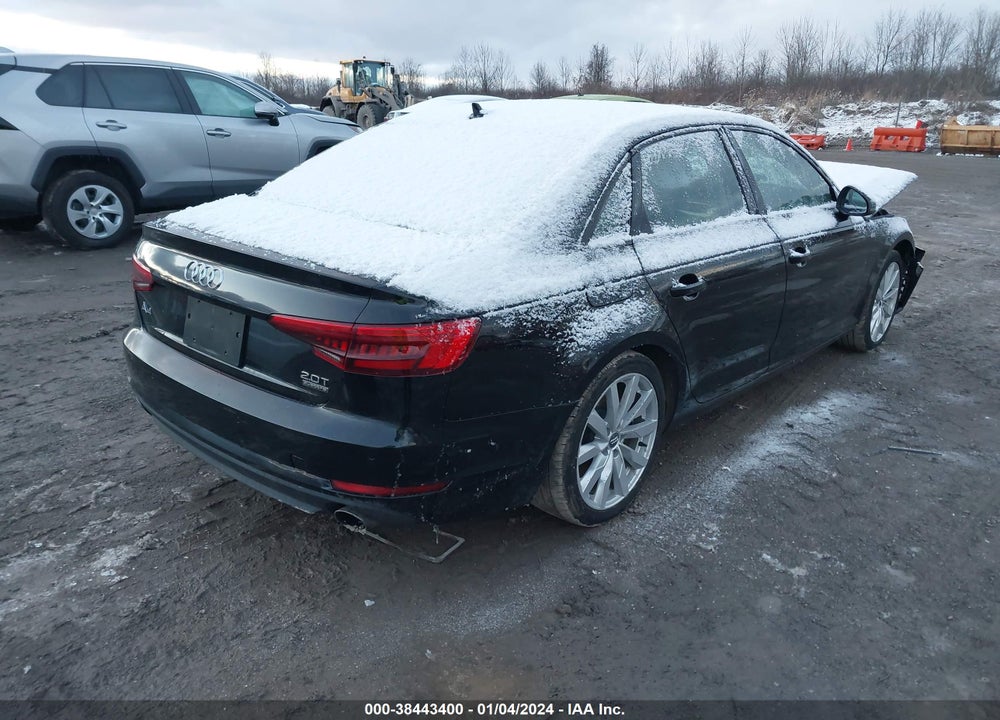 2017 AUDI A4 2.0T PREMIUM VIN: WAUANAF42HN002138