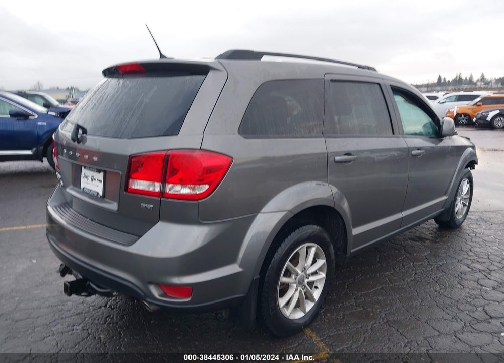 2013 DODGE JOURNEY SXT VIN: 3C4PDDBG4DT651063