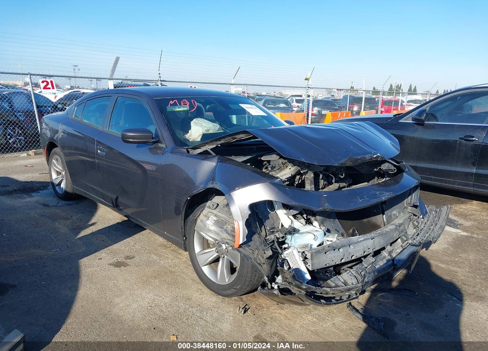 2015 DODGE CHARGER SXT VIN: 2C3CDXHG0FH805596