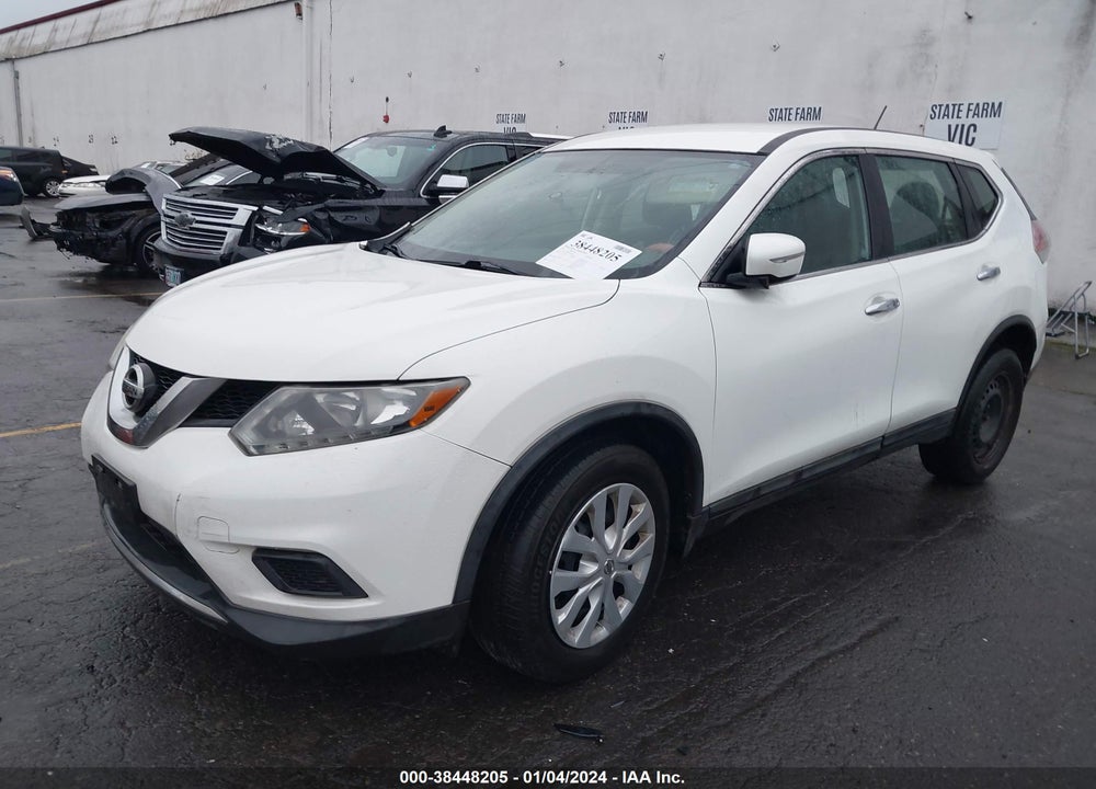 2015 NISSAN ROGUE S VIN: 5N1AT2MV7FC872448