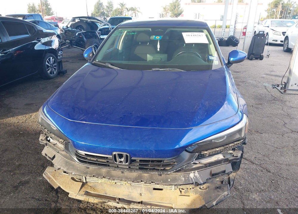 2022 HONDA CIVIC EX VIN: 2HGFE1F71NH304612