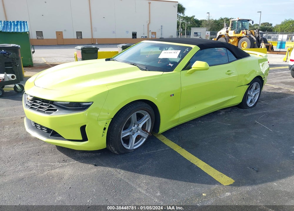 2021 CHEVROLET CAMARO VIN: 1G1FB3DS4M0103163