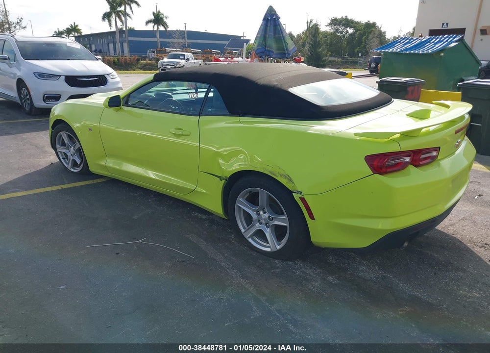 2021 CHEVROLET CAMARO VIN: 1G1FB3DS4M0103163