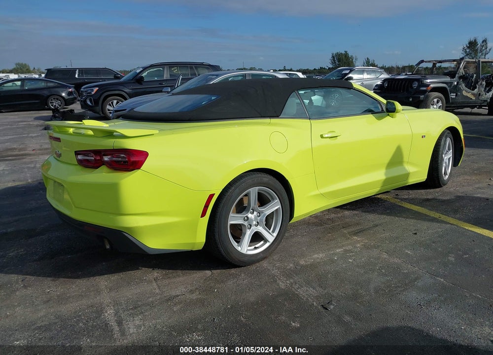 2021 CHEVROLET CAMARO VIN: 1G1FB3DS4M0103163
