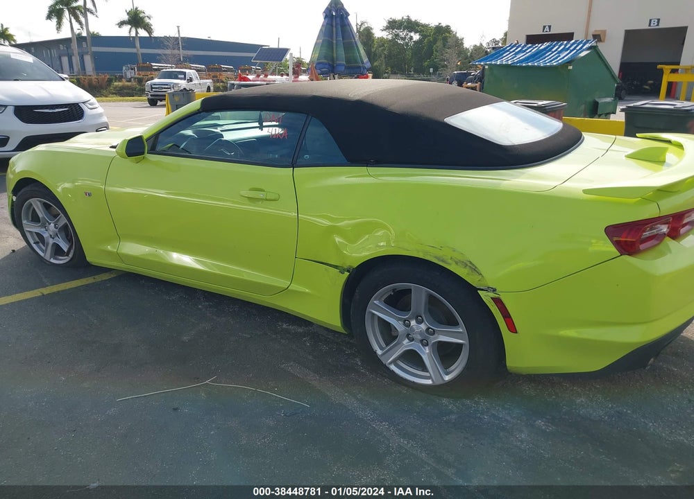 2021 CHEVROLET CAMARO VIN: 1G1FB3DS4M0103163
