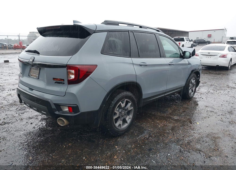 2023 HONDA PASSPORT AWD TRAILSPORT VIN: 5FNYF8H60PB000763