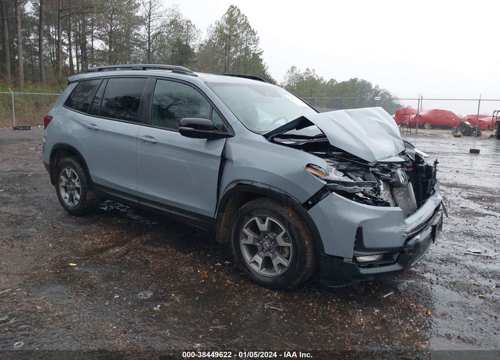 2023 HONDA PASSPORT AWD TRAILSPORT VIN: 5FNYF8H60PB000763