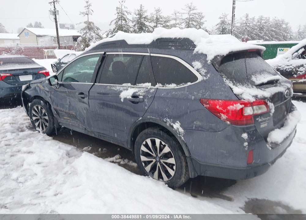 2015 SUBARU OUTBACK 2.5I LIMITED VIN: 4S4BSALC1F3282148