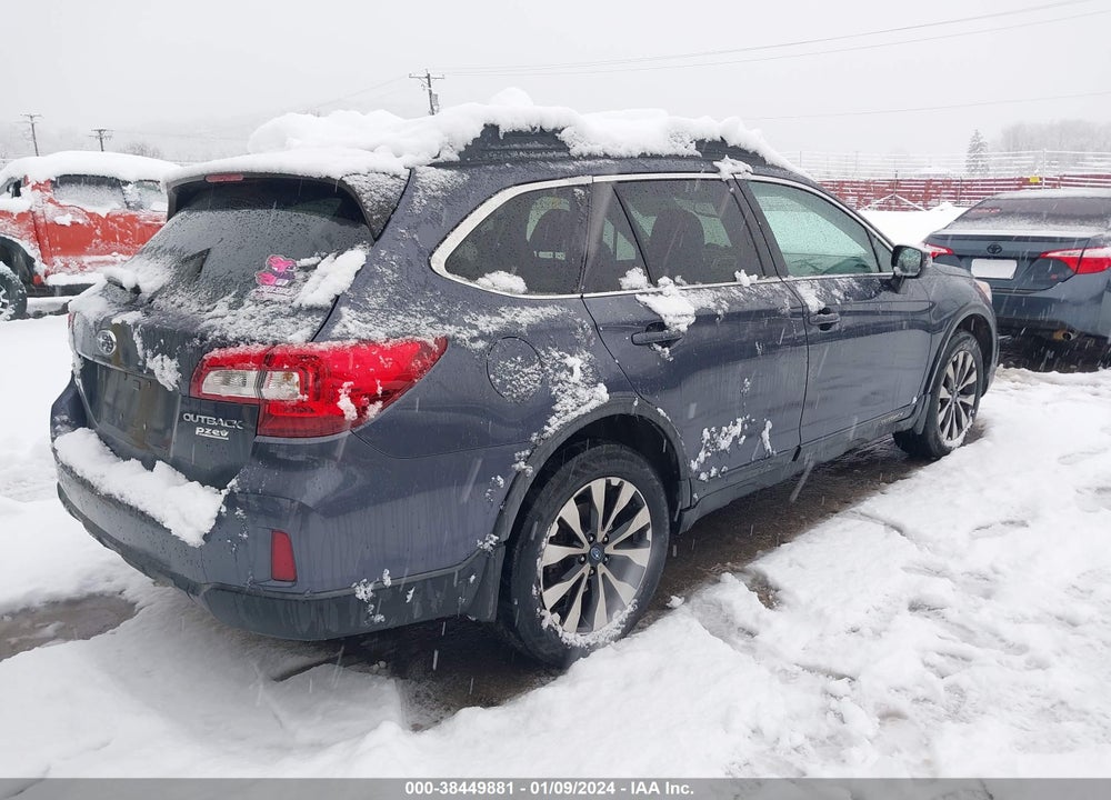 2015 SUBARU OUTBACK 2.5I LIMITED VIN: 4S4BSALC1F3282148