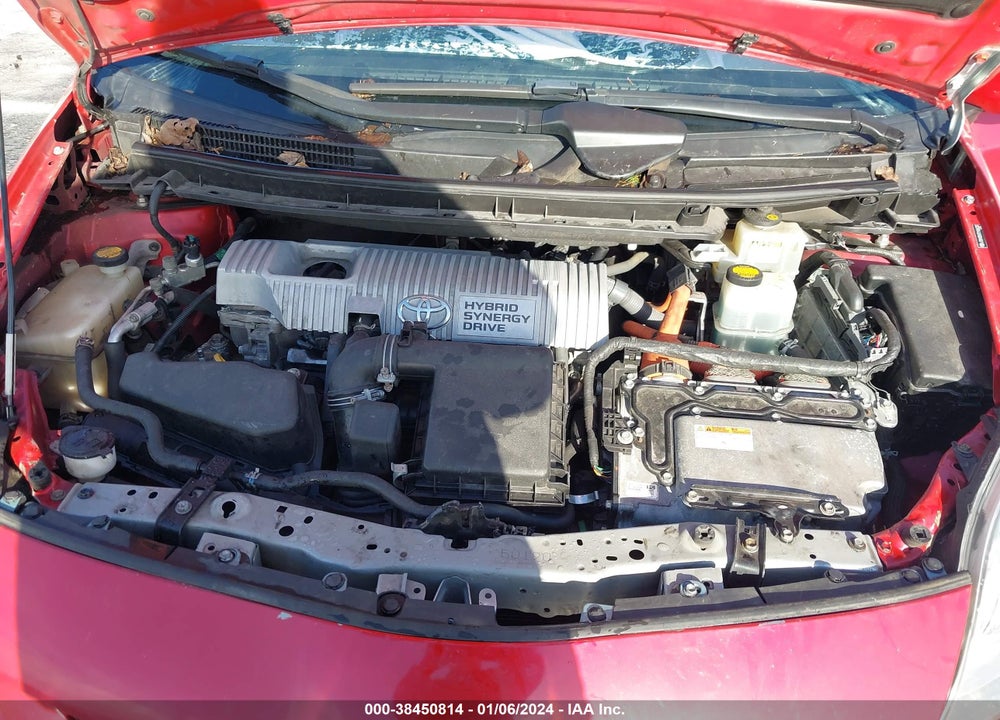 2012 TOYOTA PRIUS TWO VIN: JTDKN3DU7C1606323