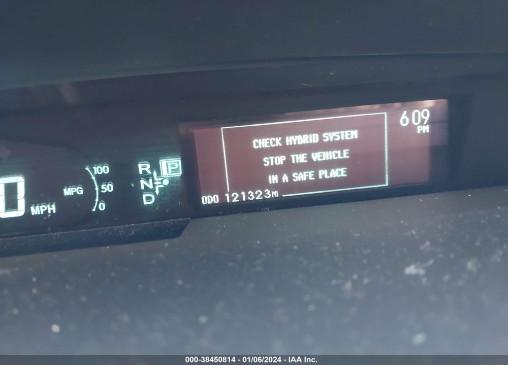 2012 TOYOTA PRIUS TWO VIN: JTDKN3DU7C1606323