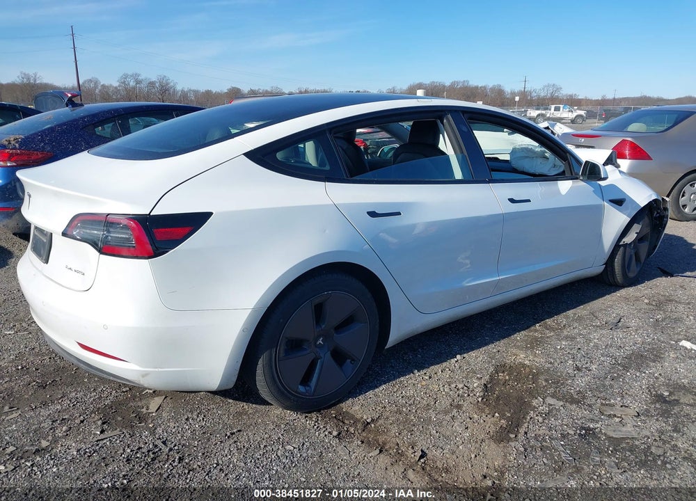2021 TESLA MODEL 3 LONG RANGE DUAL MOTOR ALL-WHEEL DRIVE VIN: 5YJ3E1EBXMF849333