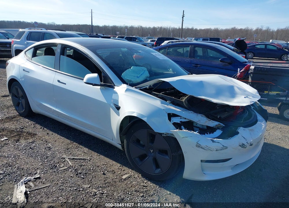 2021 TESLA MODEL 3 LONG RANGE DUAL MOTOR ALL-WHEEL DRIVE VIN: 5YJ3E1EBXMF849333