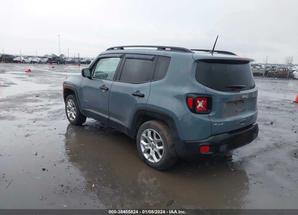 2018 JEEP RENEGADE SPORT VIN: ZACCJBABXJPJ48946