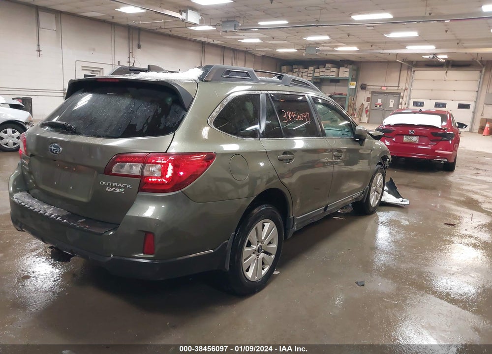 2016 SUBARU OUTBACK 2.5I PREMIUM VIN: 4S4BSADC9G3358408