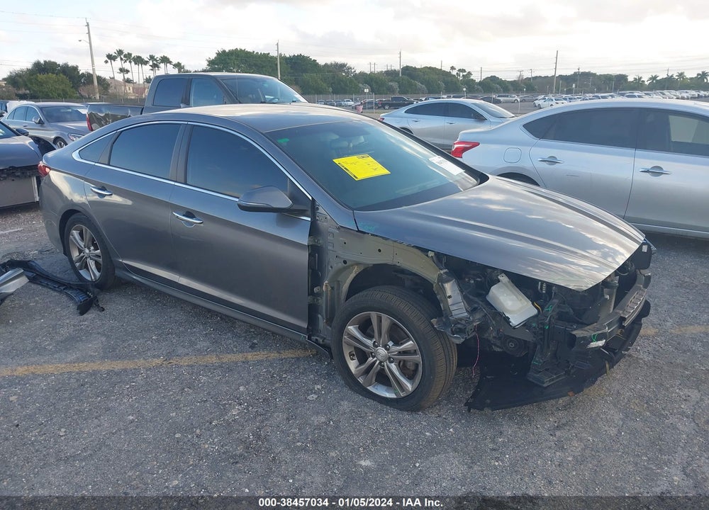 2019 HYUNDAI SONATA SEL VIN: 5NPE34AF2KH747371