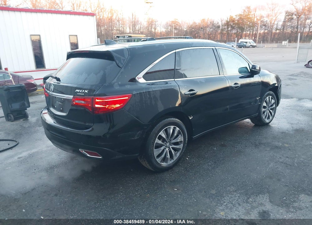 2014 ACURA MDX TECHNOLOGY PACKAGE VIN: 5FRYD3H46EB020468