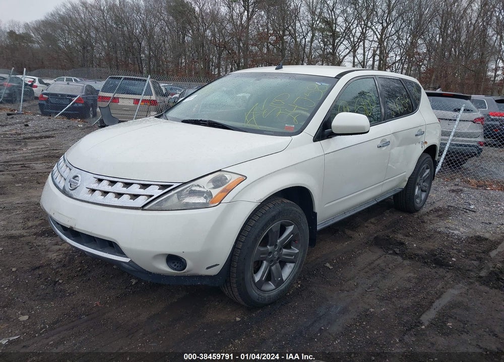 2006 NISSAN MURANO S VIN: JN8AZ08W86W515339